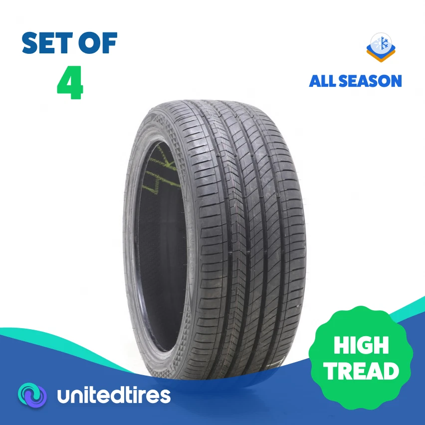 Set of (4) Driven Once 245/40ZR19 Kumho Majesty 9 Solus TA91 98W - 9/32 - Image 1 of 4
