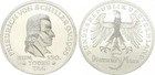 5 Mark Schiller Gedenkmünze 1955 F  Erstabschlag/kleine Kontaktstellen (46950)