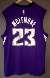 Ben McLemore Signed Kings Autographed & Inscribed NBA Auto Jersey (McLemore COA) - Picture 1 of 6