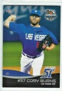 2017 Las Vegas 51s (Triple-A New York Mets) Cory Burns