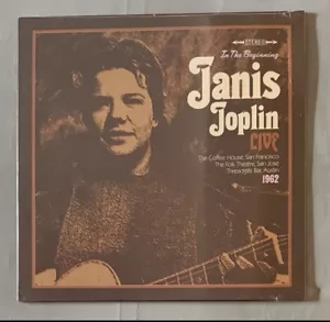 Janis Joplin – In The Beginning Janis Joplin Live - Vinyl New/Sealed - Picture 1 of 1