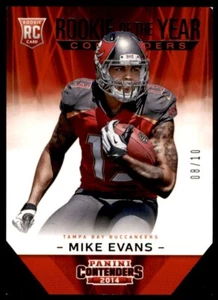2014 Panini ROY Black SSP Mike Evans RC 8/10 Bucs #13 *Noles2148* - Picture 1 of 2