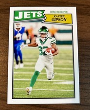 2023 Custom #82 Xavier Gipson NFL Football Rookie Card RC New York Jets