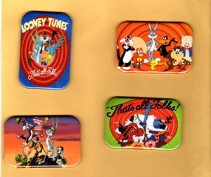 IMÁN REFRIGERADOR LOONEY TUNES 4 2"" X 3"" CON ESQUINA REDONDEADA - Imagen 1 de 6