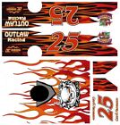 25 Outlaw Racing Crate Dirt Late Model 1 24 Waterslide Decal Fits Caveman