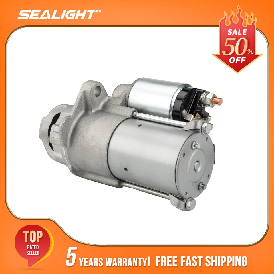 New Starter For Saturn Ion Chevrolet Cobalt Malibu 2.0L 2.2L 2003-2007 6493N - Image 1 of 4