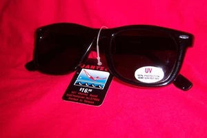 Vintage 90s Jantzen Heavy Duty Black Frame NWT Sunglasses for Men Women Unisex - Picture 1 of 4