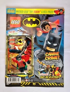NEW LEGO EXTREMELY RARE SPECIAL EDITION BATMAN MAGAZINE EXCULSIVE ROBIN MINIFIG - Picture 1 of 4