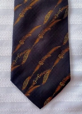 Sulka France Silk Equestrian Horsebit Tie - Image 1 of 3