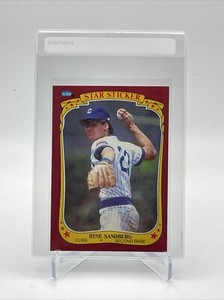 1986 Fleer Star Stickers Ryne Sandberg Baseball Card #106 NM-MT FREE SHIPPING
