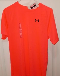 NWT Under Armour Loose Orange T-Shirt- YXL Youth XL - VG+ - Picture 1 of 3