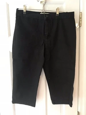 Vintage años 90 nuevo con etiquetas L.E.I. Pantalones Cortos LEI de Tiro Bajo Preppies Pierna Recta Capris Talla 5 Foto 1 de 4