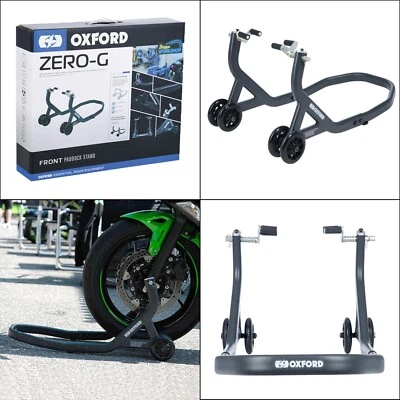 Oxford ZERO-G Universal Motorcycle Motorbike Front Paddock Stand - Image 1 of 4