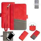PROTECTIVE CASE FOR Doogee S89 RED, GREY SMARPTHONE COVER WALLETCASE