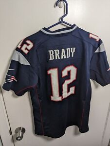 Tom Brady #12 New England Patriots Nike NFL Jersey Size Youth XL Football 