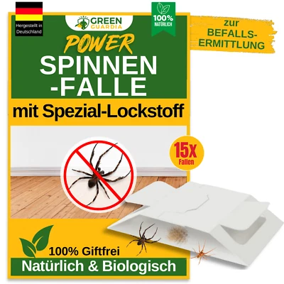 Spinnenfalle – 15x Fallen - Spinnen Klebefalle, Wirksam Spinnen bekämpfen - Bild 1 von 4