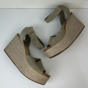 Pedro Garcia Wildleder-Plateau-Sandalen, 39 - Bild 1 von 9