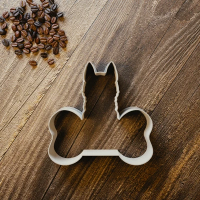 Husky Hund & Knochen Keksausstecher - Fondant & Biscuit- Instagram - 3 Größen - Bild 1 von 3