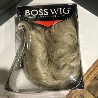 Peluca sintética Bobbi Boss Premium - Peluca M739 CARA nueva en paquete corta rubia rizada Foto 1 de 4