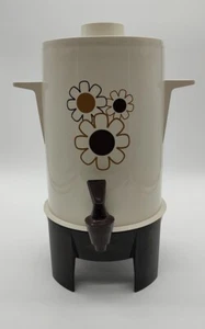 Vintage Regal Ware Poly Perk Electric Percolator Coffee Pot 10-20 Cups USA Made  - Picture 1 of 15