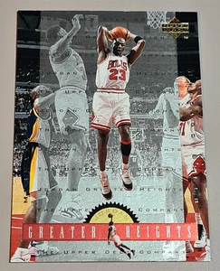 MICHAEL JORDAN # GH3 GREATER HEIGHTS 1996-97 Upper Deck  Bulls  Mint Vintage - Bild 1 von 5