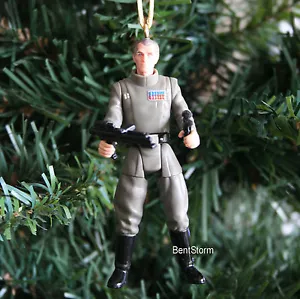 Personalizado Star Wars GRAND MOFF TARKIN CON IMPERIAL BLASTER Adorno de Navidad PVC - Imagen 1 de 3