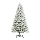 Holiday Time 6.5 ft Pre-Lit Pine Artificial Christmas Tree Green