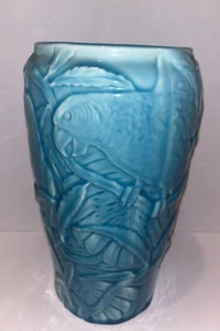 Rare Rookwood Parrot Vase High Glaze Turquoise 6088 1928 Ceramic Art Pottery - Picture 1 of 24