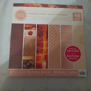 NOVEMBER SOIRÉE von Craft Smith 12 x 12 Papierblock ~ 48 Seiten - Bild 1 von 3