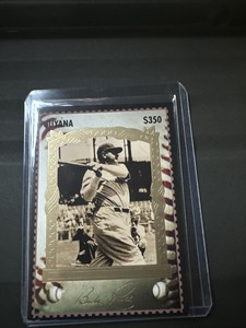 1994 Guyana Babe Ruth Sultan of Swat Stamp Cards #3 Babe Ruth
