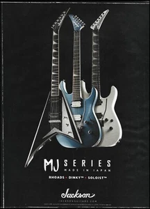 2021 Jackson MJ Hecho en Japón Serie Randy Rhoads Dinky Solista Guitarra Publicidad Impresión - Imagen 1 de 3
