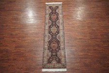 Fine 3X11 Persan Lavar Ker-man Runner Hand-Knotted Area Rug Carpet (2.6 x 10.6)