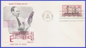 USA5 #C86 U/A FLEETWOOD 2 FDC De Forest Audition - Bild 1 von 1