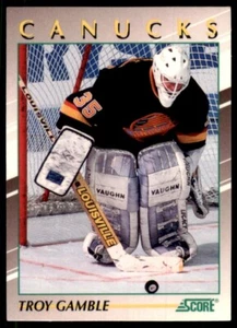 1991-92 Score Young Superstars Troy Gamble Hockey Cards #29 - Picture 1 of 2