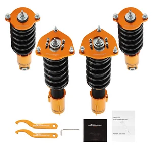 Adjustable Coilover Shocks Struts Kit For Subaru Liberty Legacy BE 2.0 2000-2004 - Picture 1 of 12