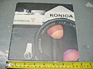 KONICA AUTOREFLEX T CAMERA BROCHURE 1970 PRINTED IN JAPAN - Picture 1 of 8