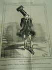 Caricature 1876 Mode de Longchamp Redingote manches à l'invalide pantalon inondé