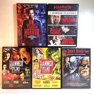 22 HAMMER HORROR MOVIES (DVD) Supernatural Monsters Vampires Thriller - Picture 1 of 19