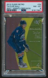Taylor Hall 2012-13 Fleer Retro Essential Credentials Now 27/34 PSA 8 - Picture 1 of 2