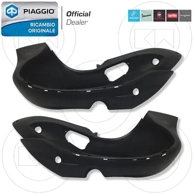 PEDANE POGGIA PIEDI COPPIA COLORE NERO OEM PIAGGIO BEVERLY CRUISER 500 2007-2012 - Immagine 1 di 3