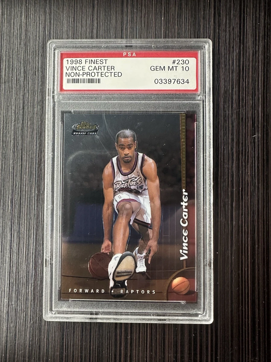 Vince Carter 10 Graded Rookie Basketball Trading Cards