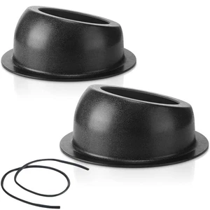 2 Pcs Boîtiers de Haut-Parleurs Universels Angle Boîtes Pods Support Surface avec Rubbe... - Photo 1/7