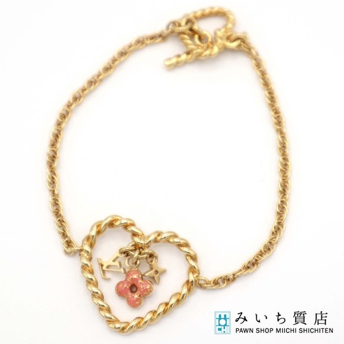 LOUIS VUITTON（LV） Y0716 Bracciale Louis Vuitton LV M65949 Monogramma Cuore Pendente 6 3g