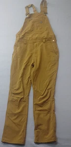 Flylow Latzhose Damen groß braun Arbeitskleidung Trägerhose verstellbar Nylon Utility - Bild 1 von 21
