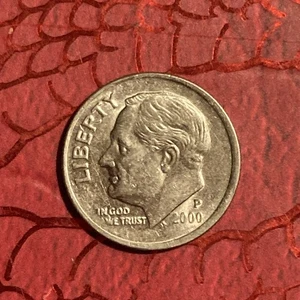 2000 P Roosevelt Dime Rim Press Error offers Accepted - Picture 1 of 2