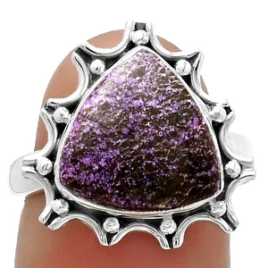 Purita Natural - Anillo Sudáfrica Plata de Ley 925 s.7.5 Joyería R-1189 - Imagen 1 de 5