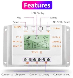 Hocheffizienz Solar MPPT -Ladungscontroller 20A für Off -Grid -Systeme - Bild 1 von 9