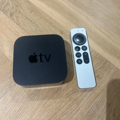 Apple TV 4K Media Streamer 32GB with Siri Remote A2169 HDMI Cable - Image 1 of 4