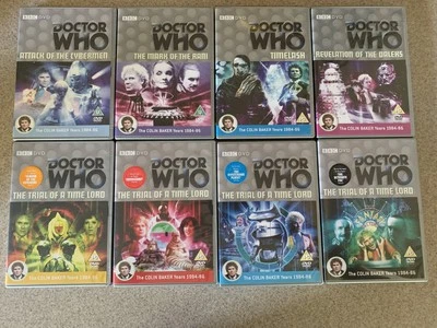 Doctor Who REGION 2 / PAL UK IMPORT Colin Baker DVD Lot. Trial of a Time Lord - Image 1 of 4