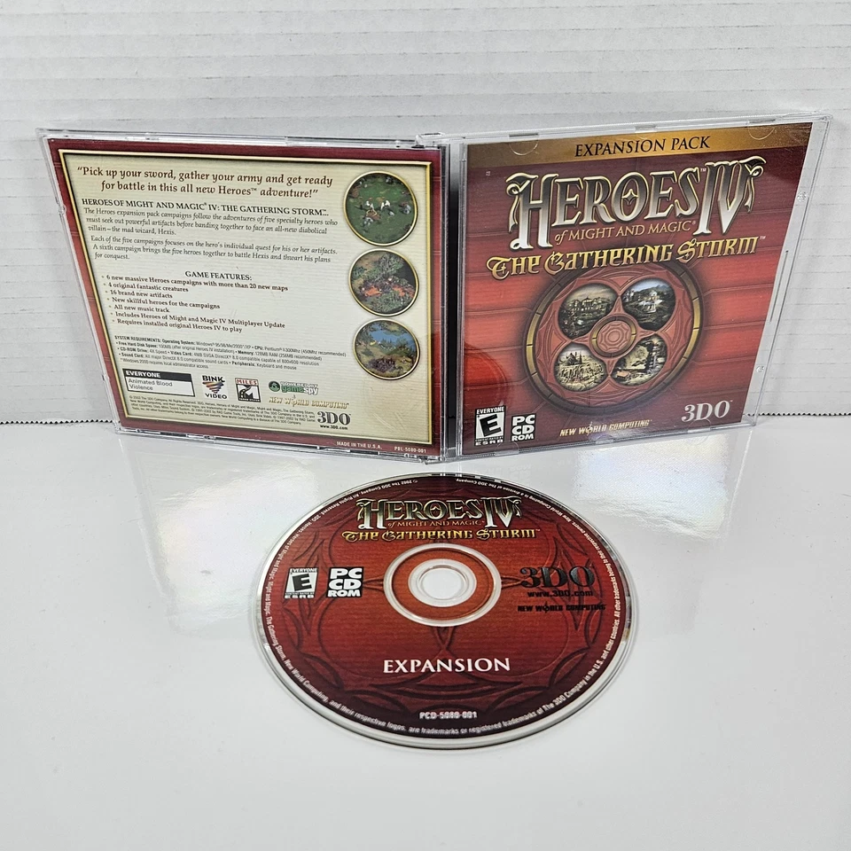 Heroes of Might and Magic 4 IV: The Gathering Storm (PC, 2002) - Image 1 of 1
